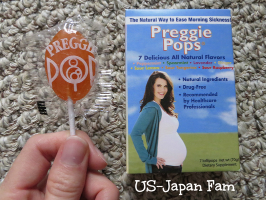 US-Japan Fam reviews Preggie Pops for morning sickness.