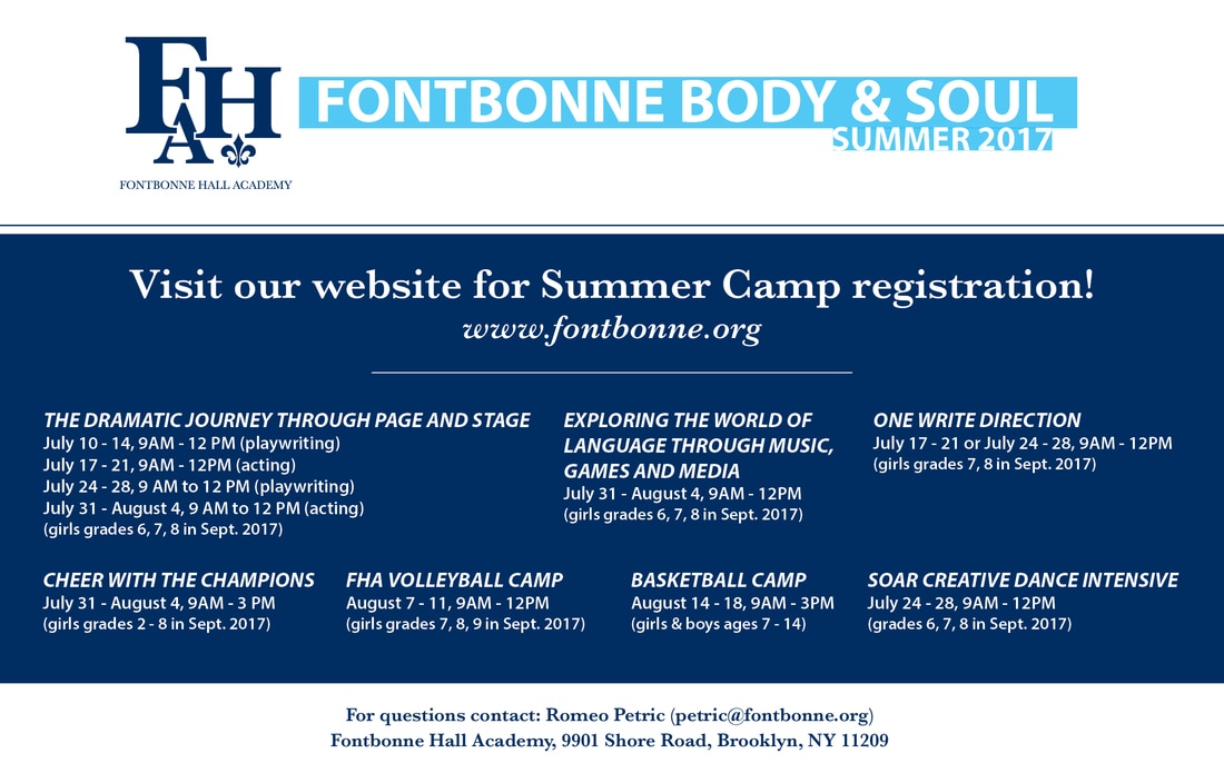 Fontbonne Summer Camp in Bay Ridge 2017