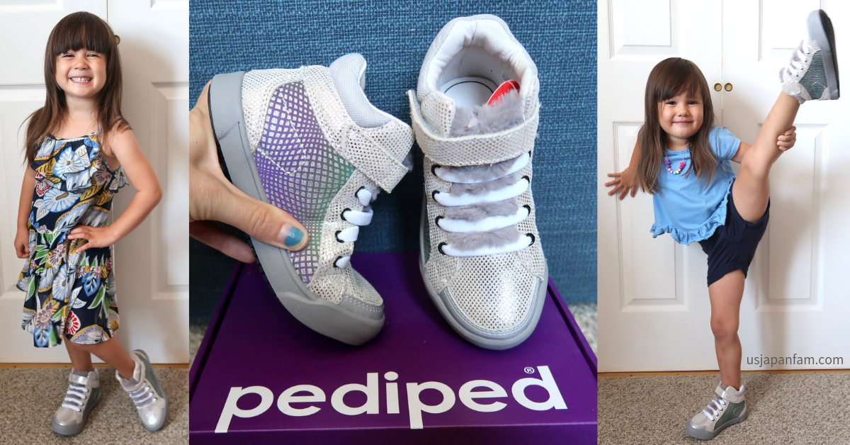 Flex® Logan Silver｜High Top Shoes for Kids｜pediped®