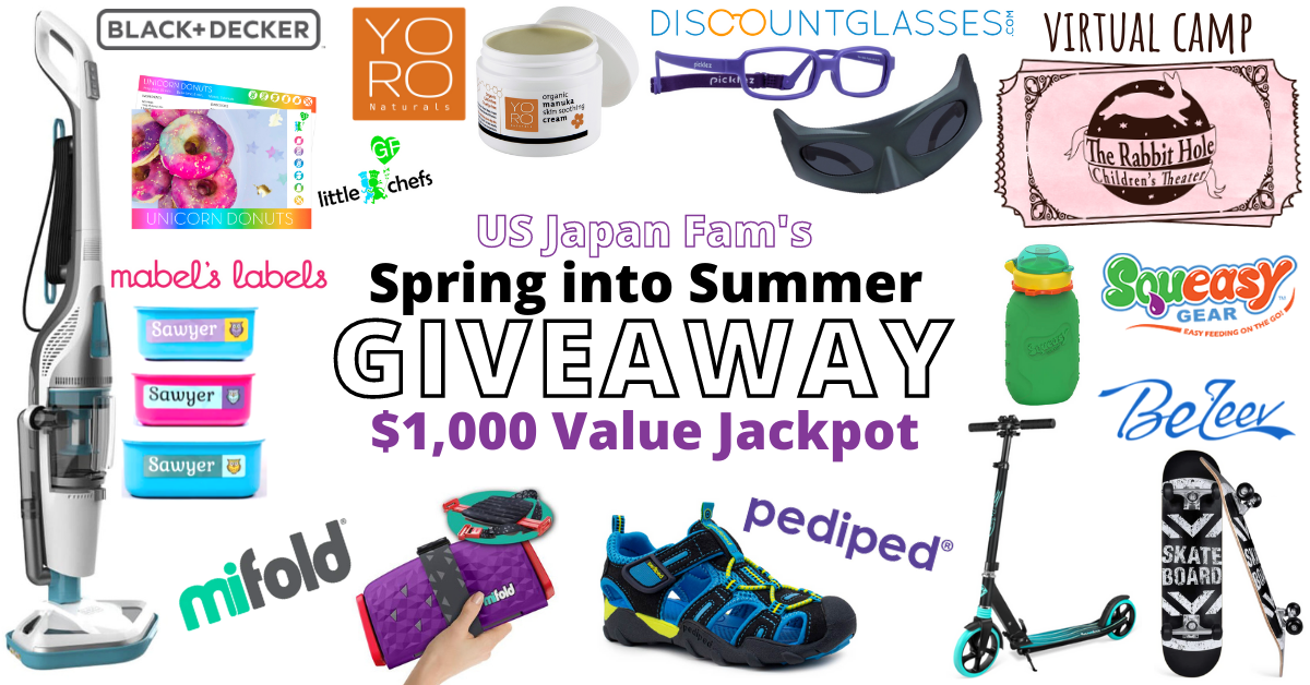 2021 Spring into Summer $1000 value jackpot giveaway for families