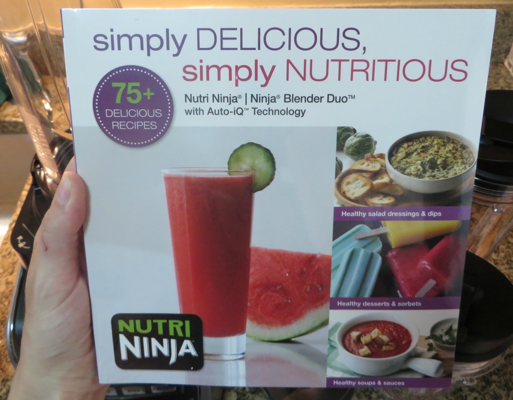 Nutra Ninja Blender Duo's recipe book