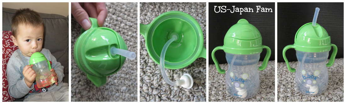 US-Japan Fam's review and giveaway of a b.box sippy cup and travel bib - enter today!