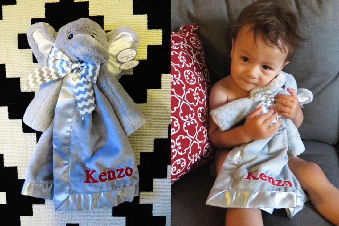 US-Japan Fam Reviews Namely Newborns Personalized Security Blanket