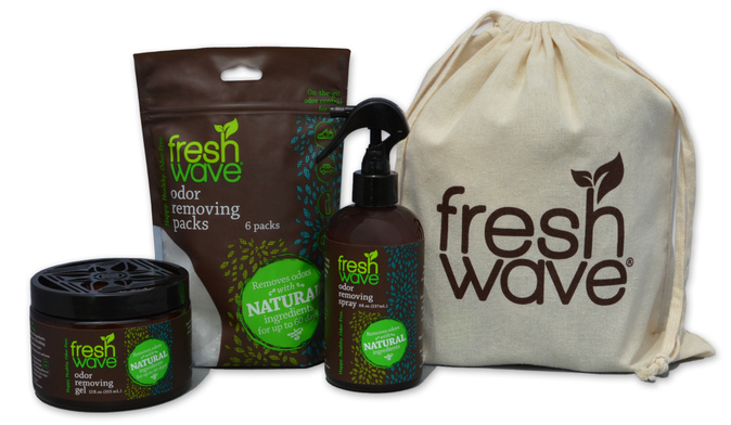 Fresh Wave non-toxic odor eliminating products
