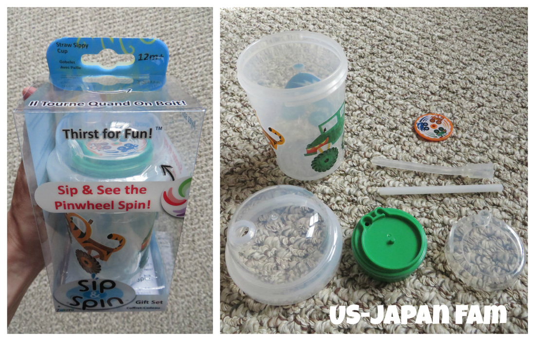 US-Japan Fam reviews nuSpin Kids' Sip & Spin Straw Cup