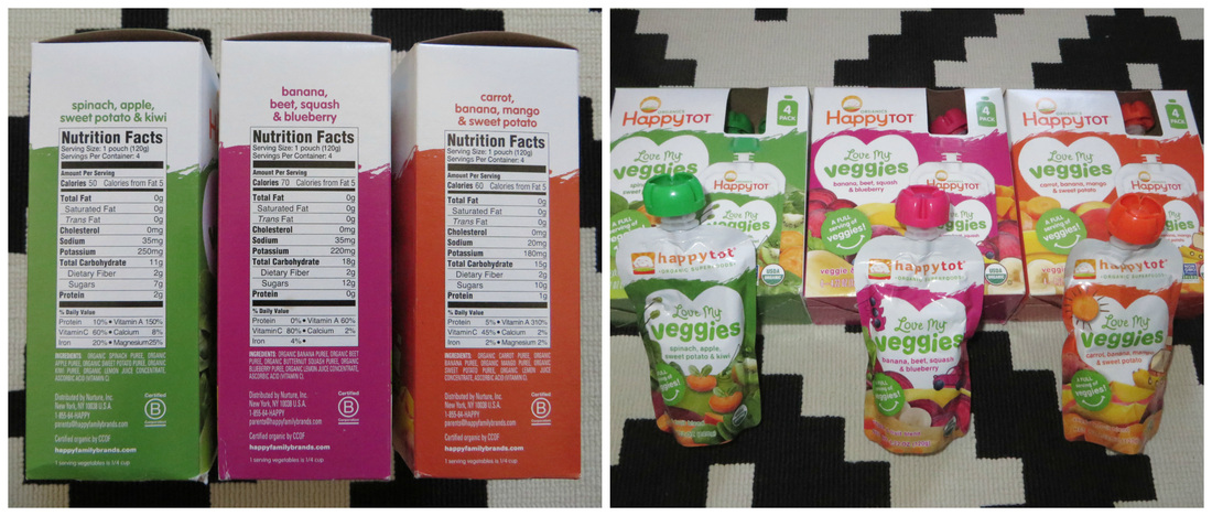 US-Japan fam reviews Happy Familiy's new Love My Veggies line of pouches.