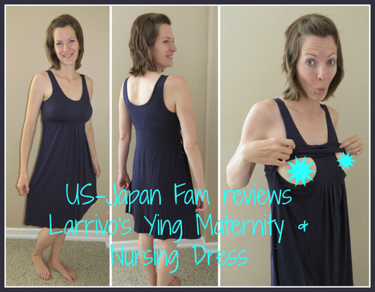 US-Japan Fam reviews Larrivo's Ying Maternity & Nursing Dress