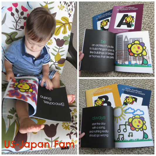 US-Japan Fam Review & Giveaway of Sasha Sunflowa Children's Books