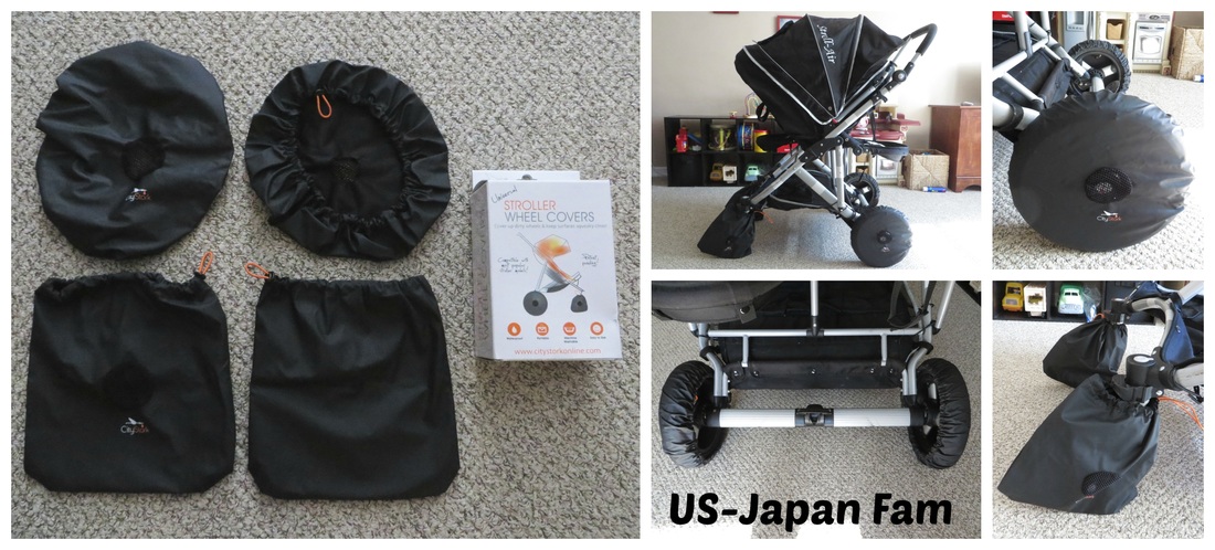 US-Japan Fam reviews City Stork's Stroller Wheel Covers