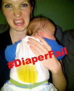 Diaper fail! We needed Miny Moe's diaper samplers!!