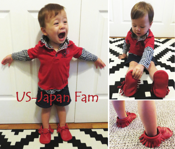 US-Japan Fam Review & Giveaway of Freshly Picked Baby Moccasins