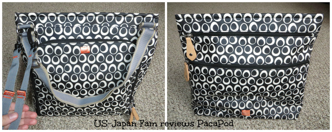 US-Japan Fam review's PacaPod's Jura 3-in-1 diaper bag.