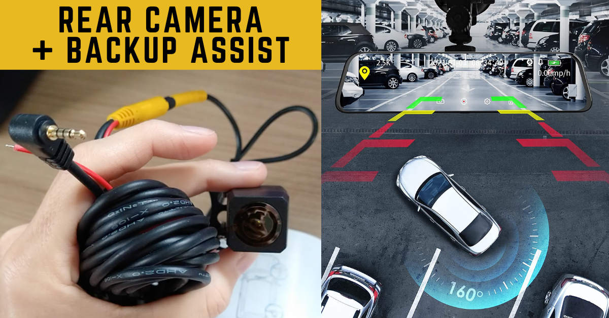 8 REASONS YOU NEED A DASH CAM - US Japan Fam reviews Carchet T12 Rearview Mirror Mounted Dash Cam - backup cam