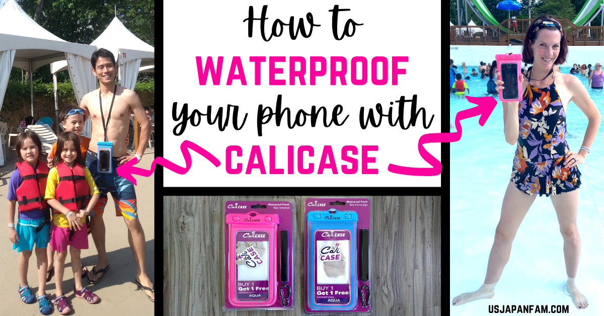 US Japan Fam reviews CaliCase Waterproof Phone Pouch
