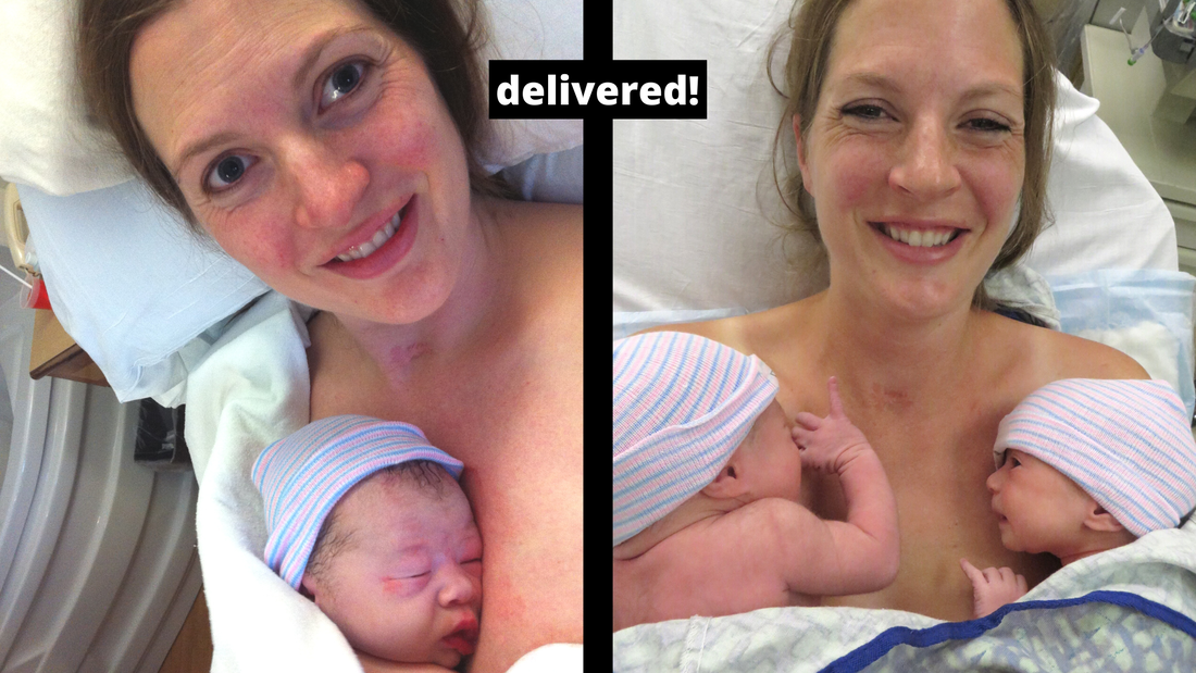US Japan Fam - Comparing my singleton and twin pregnancy - newborn baby and newborn twins