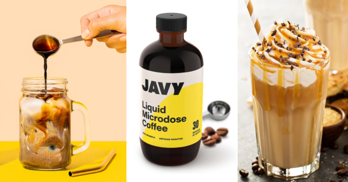 Javy Liquid Microdose Coffee for Cold Brew, Iced Coffee & DIY Frapuccino