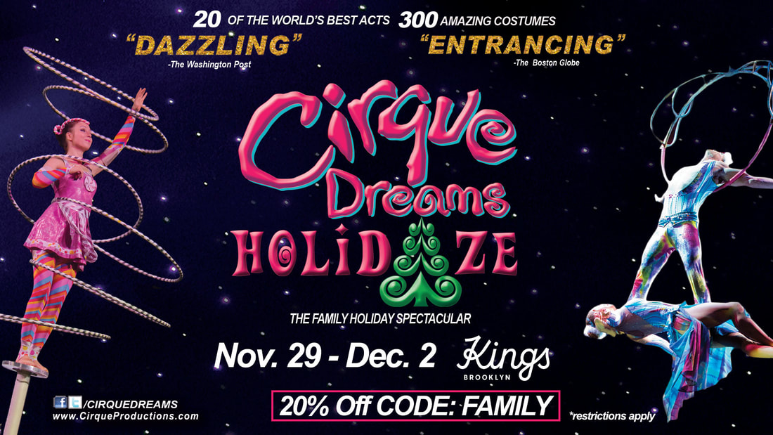 Cirque Dreams Holidaze in Brooklyn November 29 - December 2, 2018