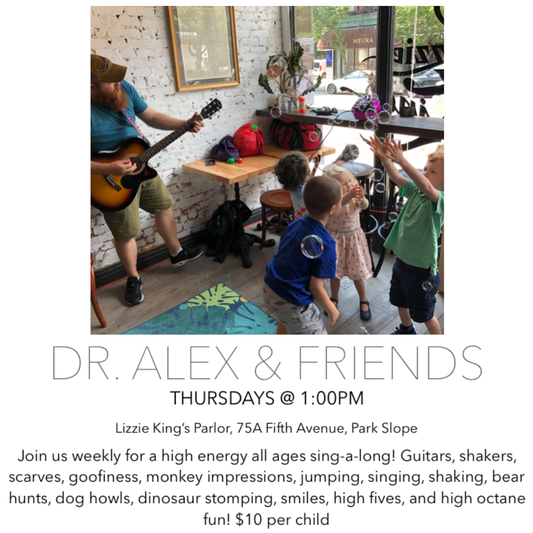 Bay Ridge Families - Dr. Alex & Friends Singalong at Lizzie Kings