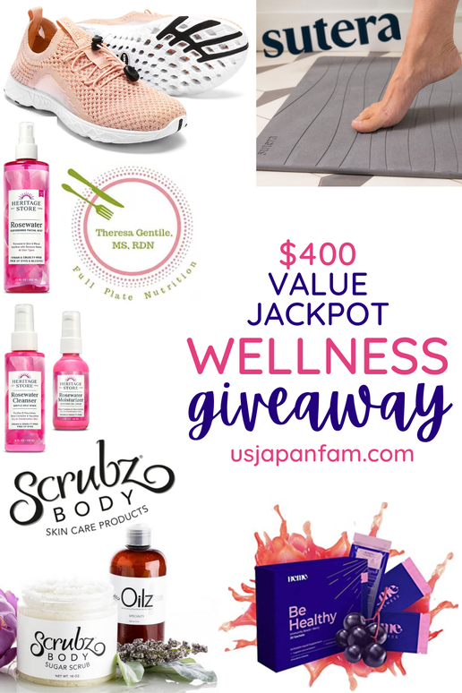 Enter to win US Japan Fam's $400 value jackpot health & wellness giveaway
