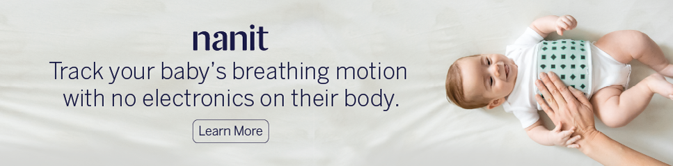 Nanit baby monitor and breathing wear