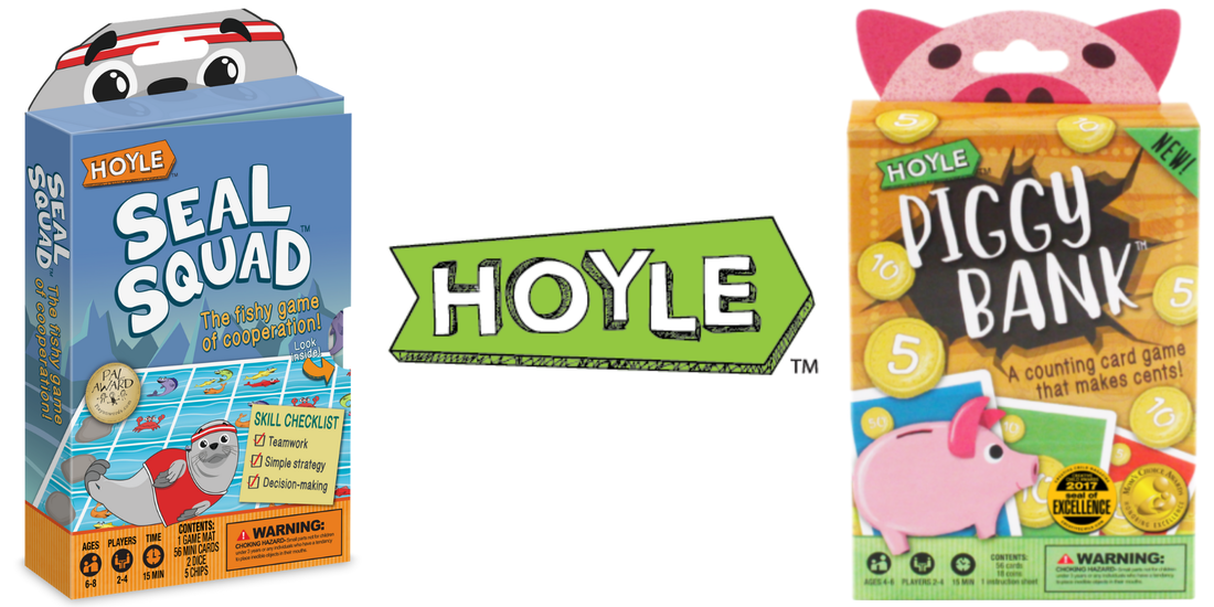 US Japan Fam's 2019 Holiday Gift Guide Giveaway - Hoyle Games Seal Squad & Piggy Bank
