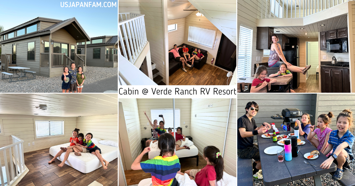 US Japan Fam Arizona Family Vacation Guide - Deluxe Cabin at Verde Ranch RV Resort