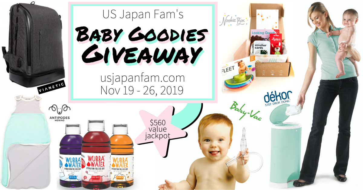 US Japan Fam's Baby Goodies Giveaway - $560 value jackpot!