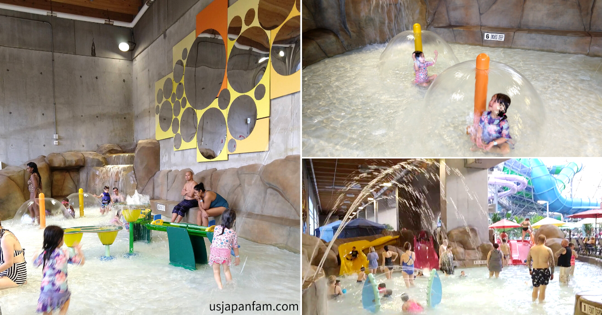 US Japan Fam reviews The Kartrite Resort & Indoor Waterpark for the perfect family vacation near NYC - baby pools