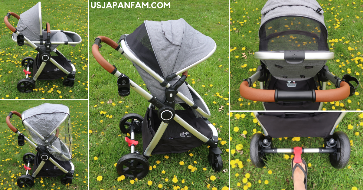 US Japan Fam Mompush Ultimate 2 Stroller Review - toddler seat features