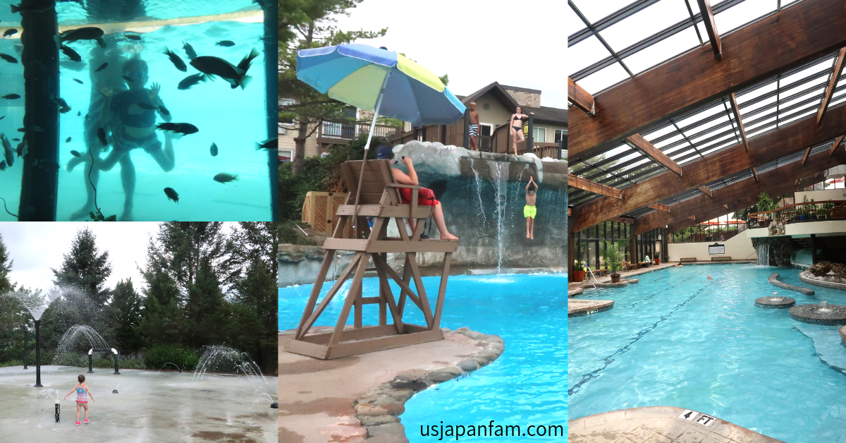 US Japan Fam reviews Crystal Springs Resort in NJ - Minerals Hotel Pool Complex