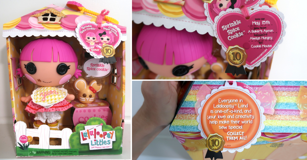 US Japan Fam reviews Lalaloopsy - Sprinkle Spice Cookies Lalaloopsy Littles Doll