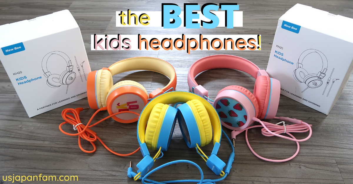 US Japan Fam reviews New Bee KH-20 - The Best Kids Headphones