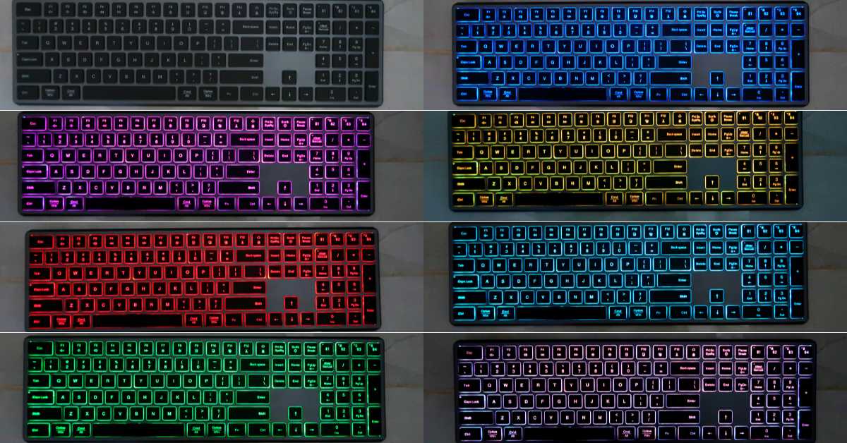 US Japan Fam reviews SEENDA's bluetooth wireless rechargeable 7-color backlit keyboard