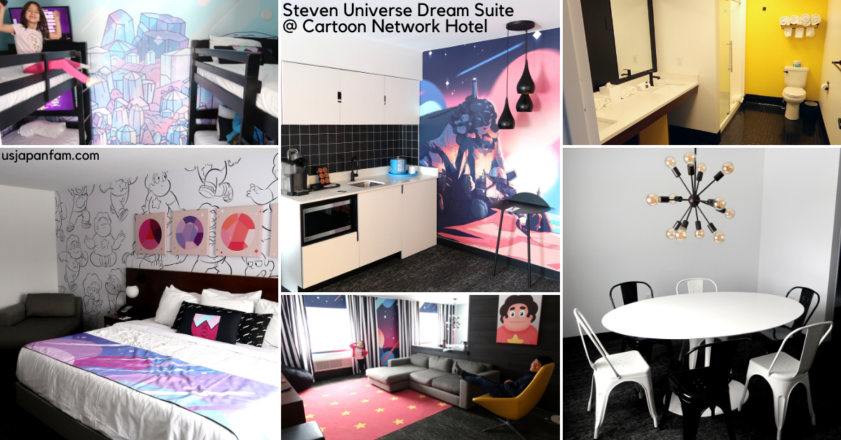 US Japan Fam's 2022 Family Vacation Guide to Lancaster - Cartoon Network Hotel Steven Universe Dream Suite