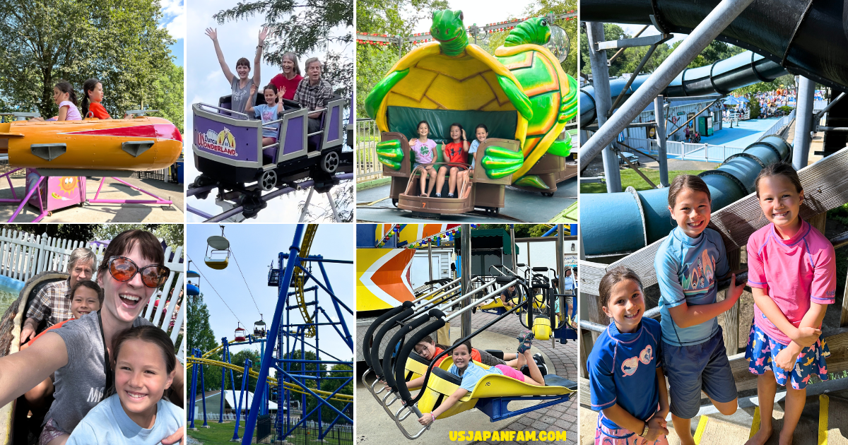 US Japan Fam's 2023 Family Vacation Guide to Lancaster PA - Dutch Wonderland Amusement Park