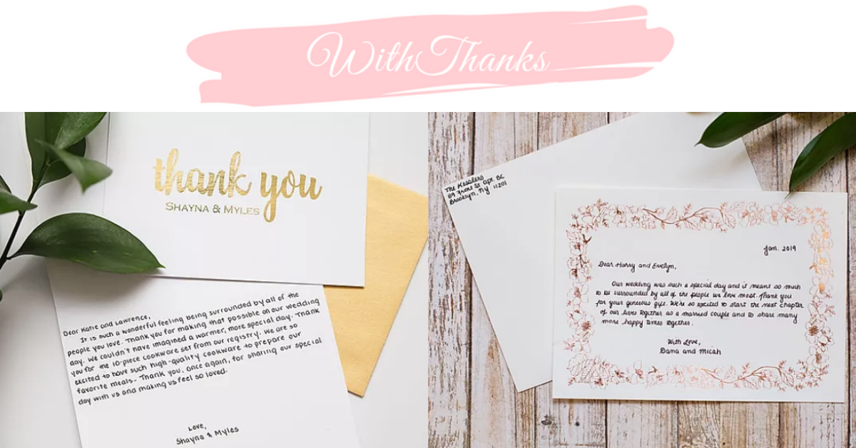 US Japan Fam's Happy New Year Giveaway for Women - WithThanks Handwritten Thank You Cards