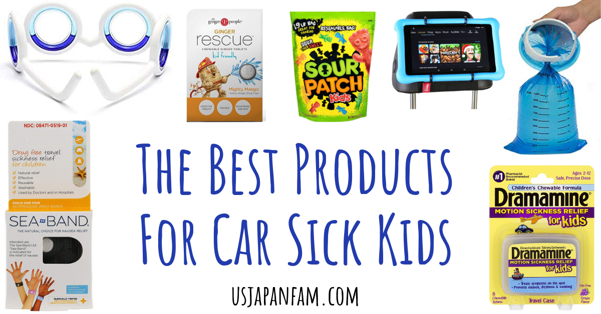 US Japan Fam - The Best Products for Motion Sickness and Car Sick Kids