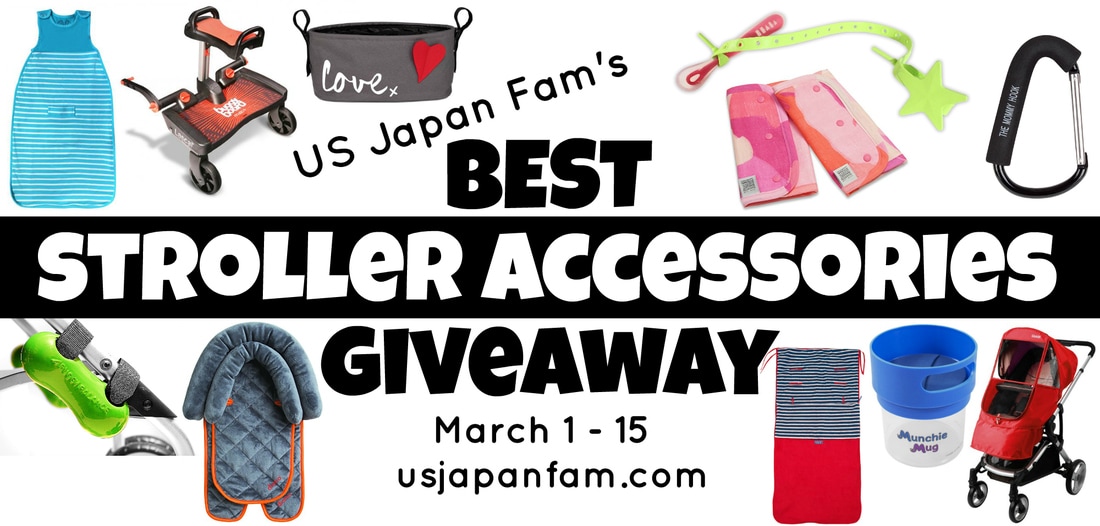 Win $500 worth of the best stroller accessories in this giveaway by US Japan Fam, ending March 15, 2017!