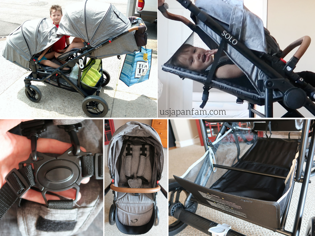 US Japan Fam reviews StrollAir's new single to double stroller, the Tango to Solo