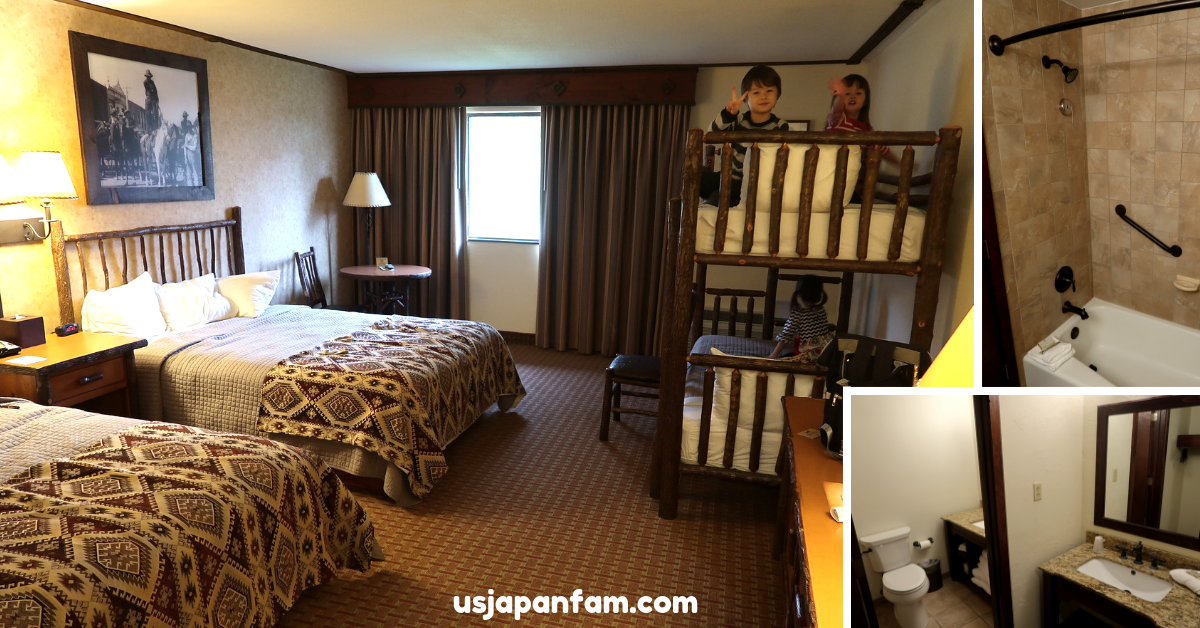 US Japan Fam reviews the family-friendly all-inclusive resort Rocking Horse Ranch near NYC - great rooms for 4-6 people, including bunk beds!