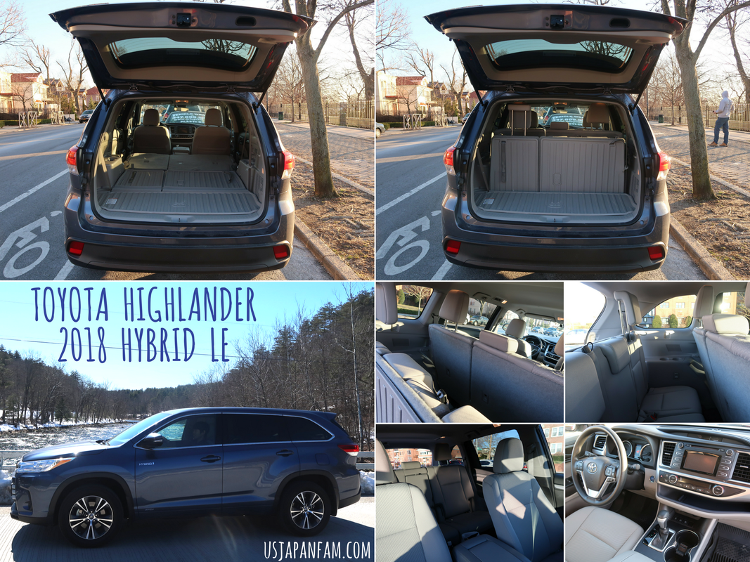 2018 Toyota Highlander Hybrid LE for a safe and spacious family car