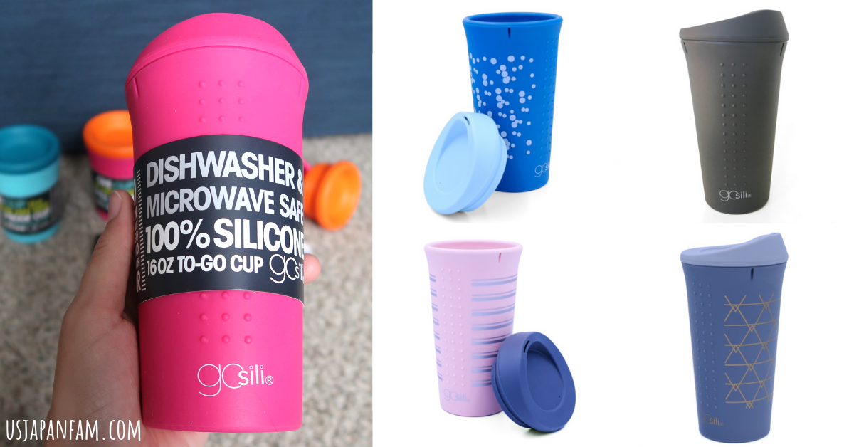 US Japan Fam reviews GoSili's reusable silicone coffee cup / travel mug