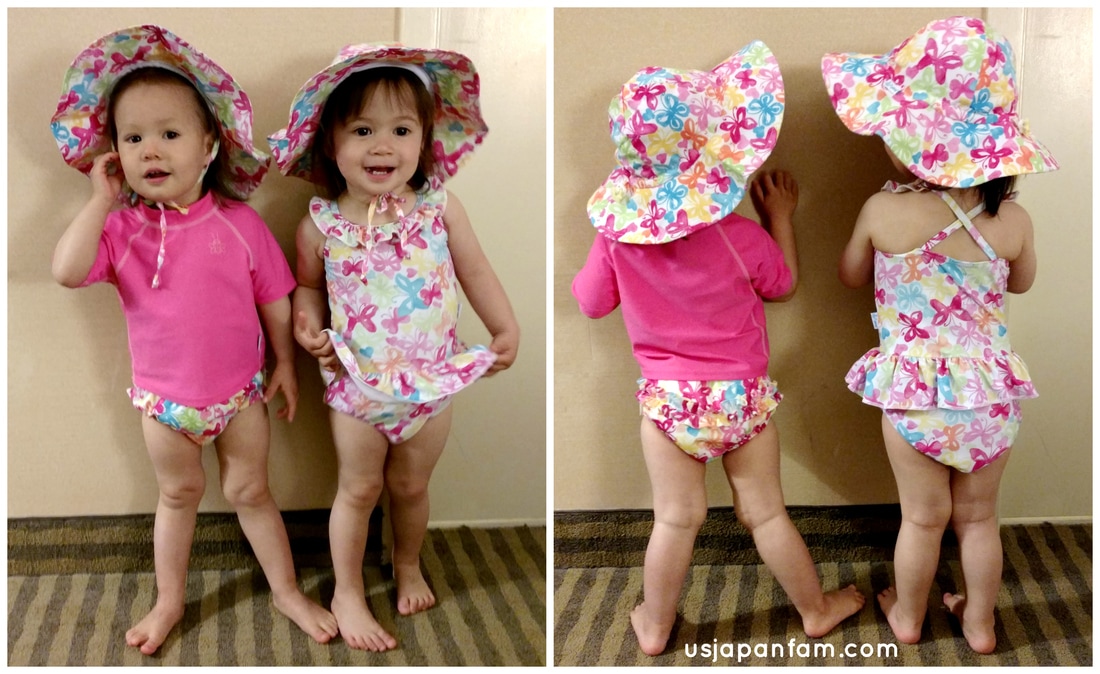US Japan Fam loves i play.'s swim diapers and kids swimwear!
