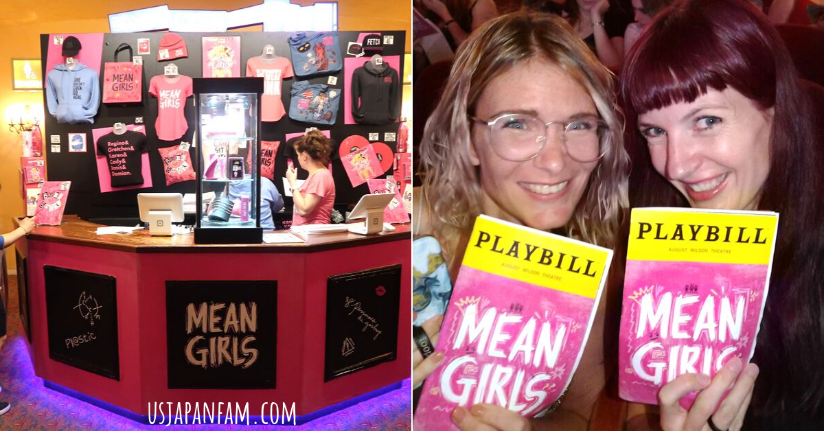 US Japan Fam reviews Mean Girls on Broadway for your Next Moms Night Out!