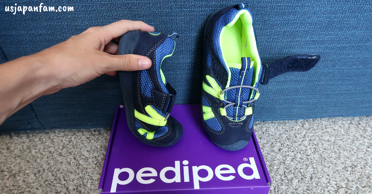 US Japan Fam's review and giveaway of pediped childrens shoes & purse strap