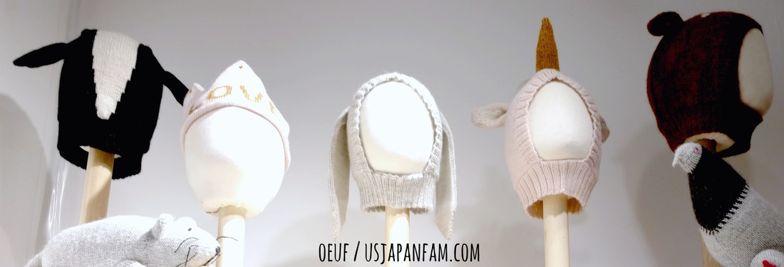 US Japan Fam loves Oeuf's hats from the Playtime New York trade show!