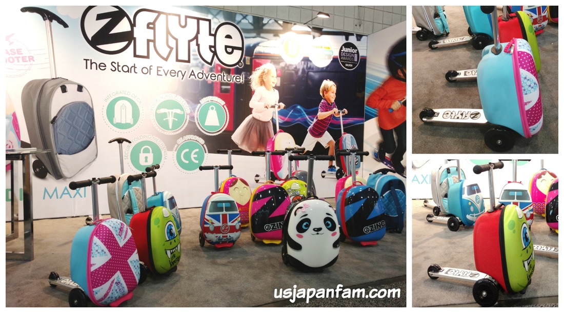 Zinc Flyte Scooter & Suitcase in 1 is US Japan Fam's #1 BEST TOY FOR KIDS from Toy Fair 2017!